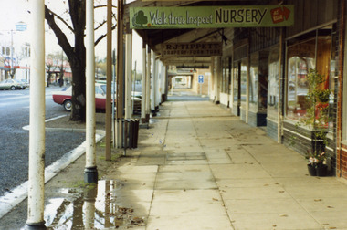 Photograph, High Street footpath 1987