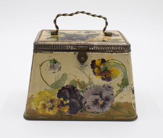 Domestic object - Tin Jewellery Box, c. 1900