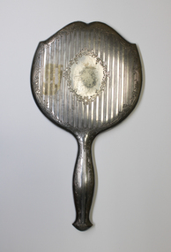 Domestic object - Engraved Silver Backed Mirror, C. 1919