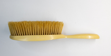 Domestic object - Hair brush made from Xylonite