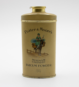 Domestic object - Tin of Talcum Powder    (Full)