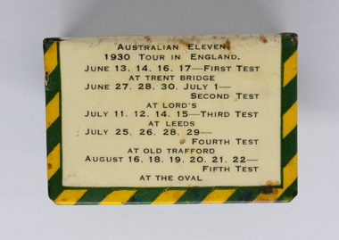 Souvenir - Match Box Holder, 1930