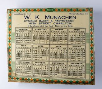Functional object - Almanac   Desk Calendar, 1937