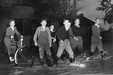 Photograph - 1956 Flood in Charlton