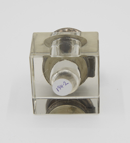 Functional object - Glass & Silver Inkwell