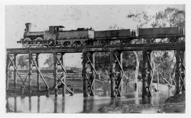 Photograph - Railway Bridge - c.1888 Charlton Vic 3525, 01/05/2008