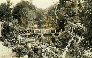 Photograph - Avoca River Weir - C.1907 Charlton, 01/05/2008