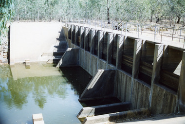 Photograph - Charlton Weir on the Avoca River Coloured picture