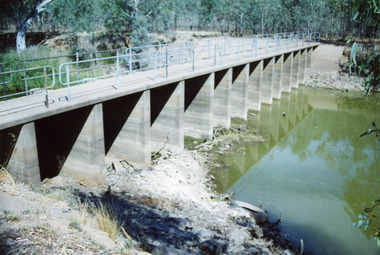Photograph - Charlton Weir on the Avoca River Coloured picture