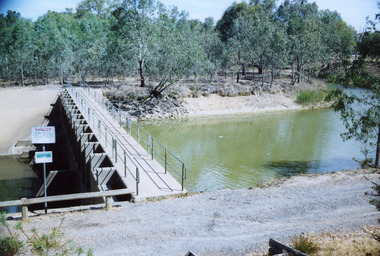 Photograph - Charlton Weir on the Avoca River Coloured picture
