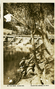 Photograph - 1920  Sepia Postcard of Charlton Weir  Valentine Series, c1920