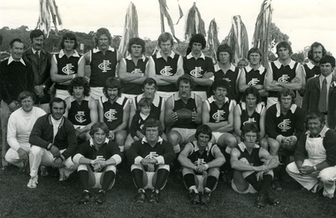 Photograph - Charlton Seniors Football Team - Runners Up 1975
