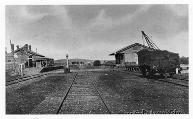 Photograph - Black and White photograph Charlton Railway Station