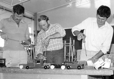 Photograph - Charlton Apex Club Working Bee Black and white photograph, 1970s