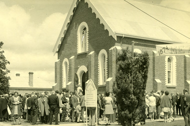 Photograph - Black and white Photo of Charlton Methodist Church Centenary 1974, 1974