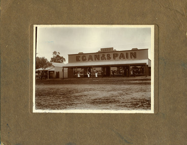 Photograph - Black and White photo Egan & Spain Business Mildura Way Charlton