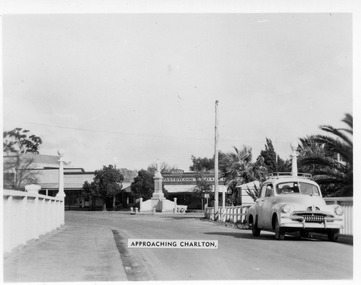 Photograph - Black and white photo of view from Paterson's Bridge looking toward High St. Charlton  1960s, Murray View Snapshots, 1960s