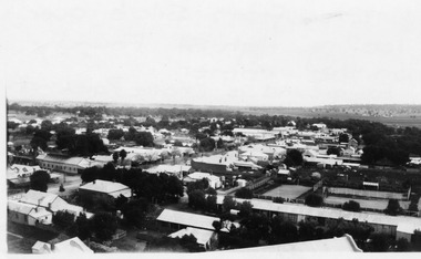 Photograph, Taken from Silos overlooking High Street, Charlton Victoria 3525