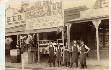 Photograph - 1902 Photo  High Street Shops, c1902