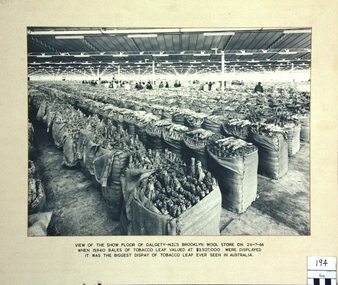 Tobacco Sales Photograph