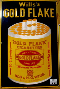 Tobacco advertising sign
