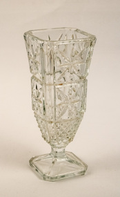 Functional object - Large Clear  Glass Vase, Vase