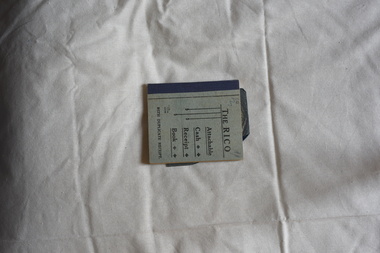 Legal record - Book, Stanley Athenaeum -  Receipt Book 1958-1959