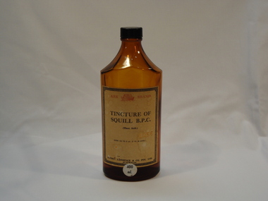 Tincture of Squill B.P.C, Alfred Lawrence & Co pty ltd, Medicines, 20th century