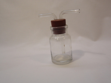 Glass Bottle with Stopper, 20th Century