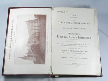 Book, Reports V.D. & D.I. 1913 to 1918