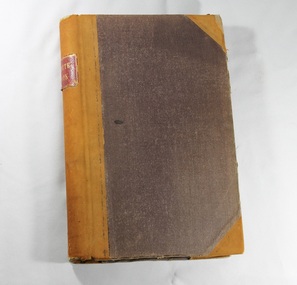 Book, Minute Book 1883-1890