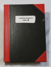 Book, Student Register 6000-6053