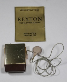 Hearing Aid, Rexton, Rexton Model Super Master - Hearing Aid