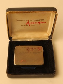 Calaid Hearing Aid, National Acoustic Laboratories, 1960s