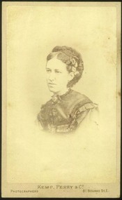 Photograph, Portrait of a woman, 1873-1875
