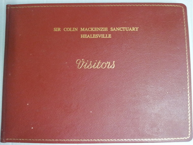 visitors' book 2, Sir Colin MacKenzie Sanctuary Healesville Visitors