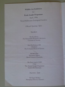 art exhibition brochure