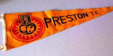 Pennant:  Preston Technical College, Felt school pennant: Preston Technical College