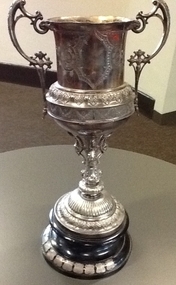 Trophy:  CTS Football team 1920-1932, Silver trophy Metropolitan Junior Technical Football Association 1920-1932
