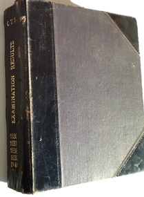 Examination results - CTS, Examination results. Collingwood Technical School. 1936-1940, 1936-1940