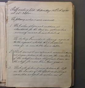 Minutes - CTS, Minutes of Council of School Activities. Collingwood Technical School. 1930-1941, 1930-1941