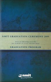 Program: Graduation Ceremony NMIT 1993, Graduation program: NMIT, Northern Melbourne Institute of TAFE, Northern Metropolitan College of TAFE 1993