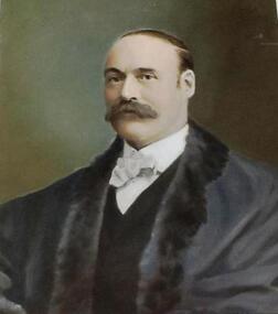 Portrait: Hon. W.D.Beazley, MLA 1889-1912, Framed Hand painted portrait Hon. W.D.Beazley, MLA 1889-1912 Founder of Beazley Scholarships