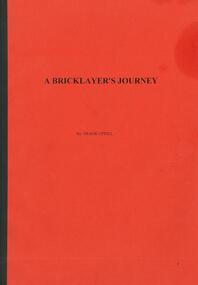 Book: A Bricklayer's journey by Frank Upfill, 2003