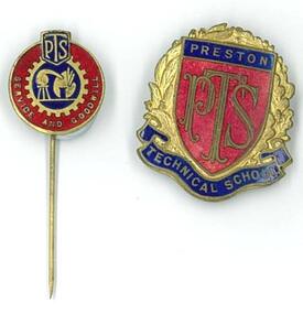 School badges: Preston Technical School 1937