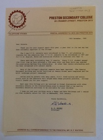 Newsletters -  PTC, Newsletter, December 1990. Preston Technical College, 1990