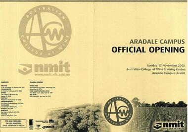 Booklet: Historic Aradale [NMIT Site Plan and Introduction 2003], HiBooklet: Historic Aradale [NMIT Site Plan and Introduction 2003]