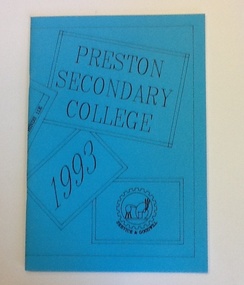 School Magazines - PSC, Preston SEcondary College 1993, 1993