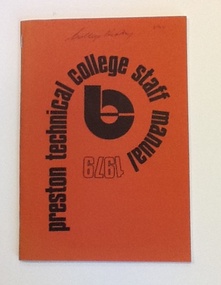 Handbook - PTC, Preston Technical College Staff Manual 1979, 1979