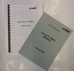Report: NMIT, Faculty SWOT Reports: Student Services Department 2007, Faculty SWOTs 2008, 2007-2008